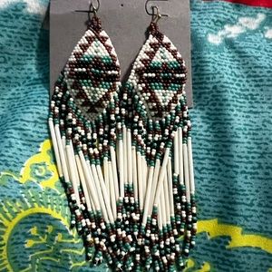 NWOT Shashi beaded earrings.